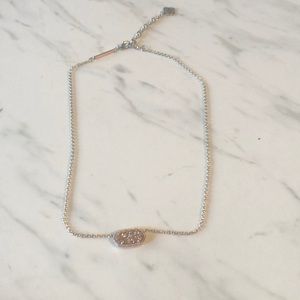 Elisa Rose gold pendant Kendra Scott necklace